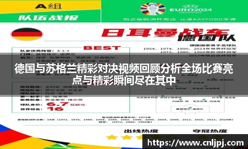 德国与苏格兰精彩对决视频回顾分析全场比赛亮点与精彩瞬间尽在其中