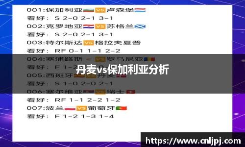 丹麦vs保加利亚分析